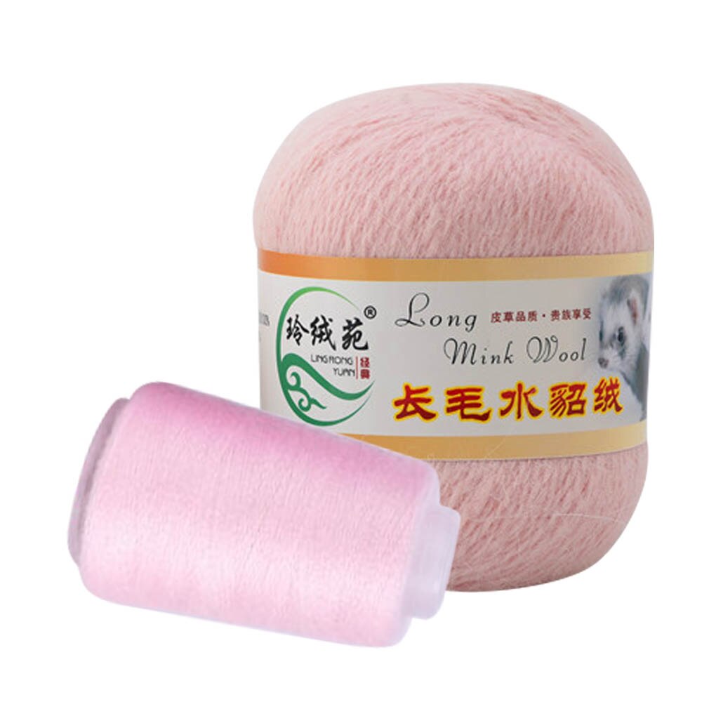 Morbida Lana di Visone sentiero E Filati A Mano a maglia di Lusso Lungo-di lana Cachemire Lavorato A Maglia uncinetto sentiero E Filati per L'autunno: 7