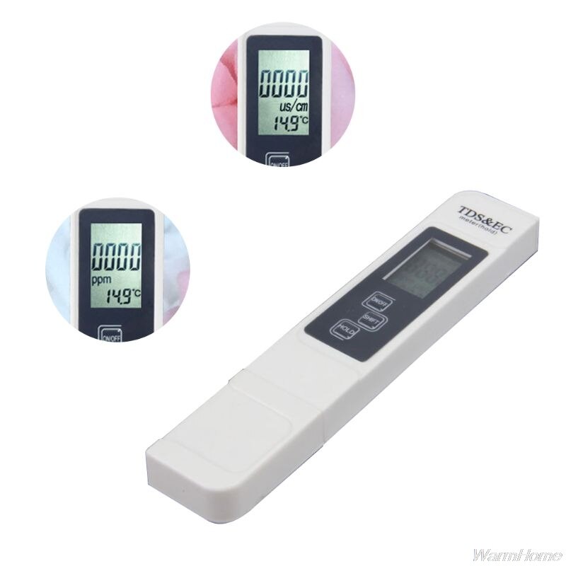 2 in 1 TDS Water Tester EC Purity Water Meter Digital For Drinking Water Fish Tank Aquarium Handheld Portable J13 21