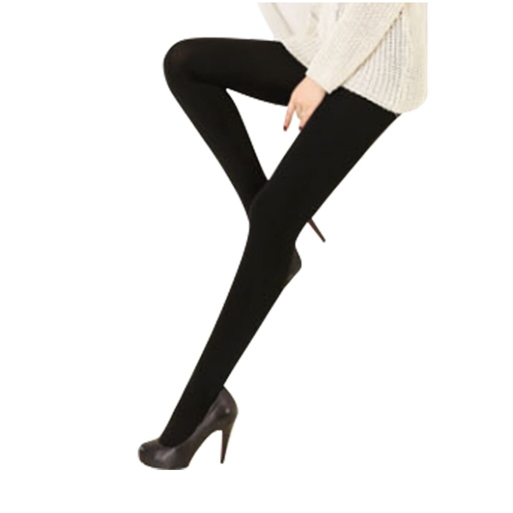 Vetement femme kvinnor vinter svart tjock varm mjuk fleecefodrad termisk stretchiga leggings byxor kläder för kvinnor vinter