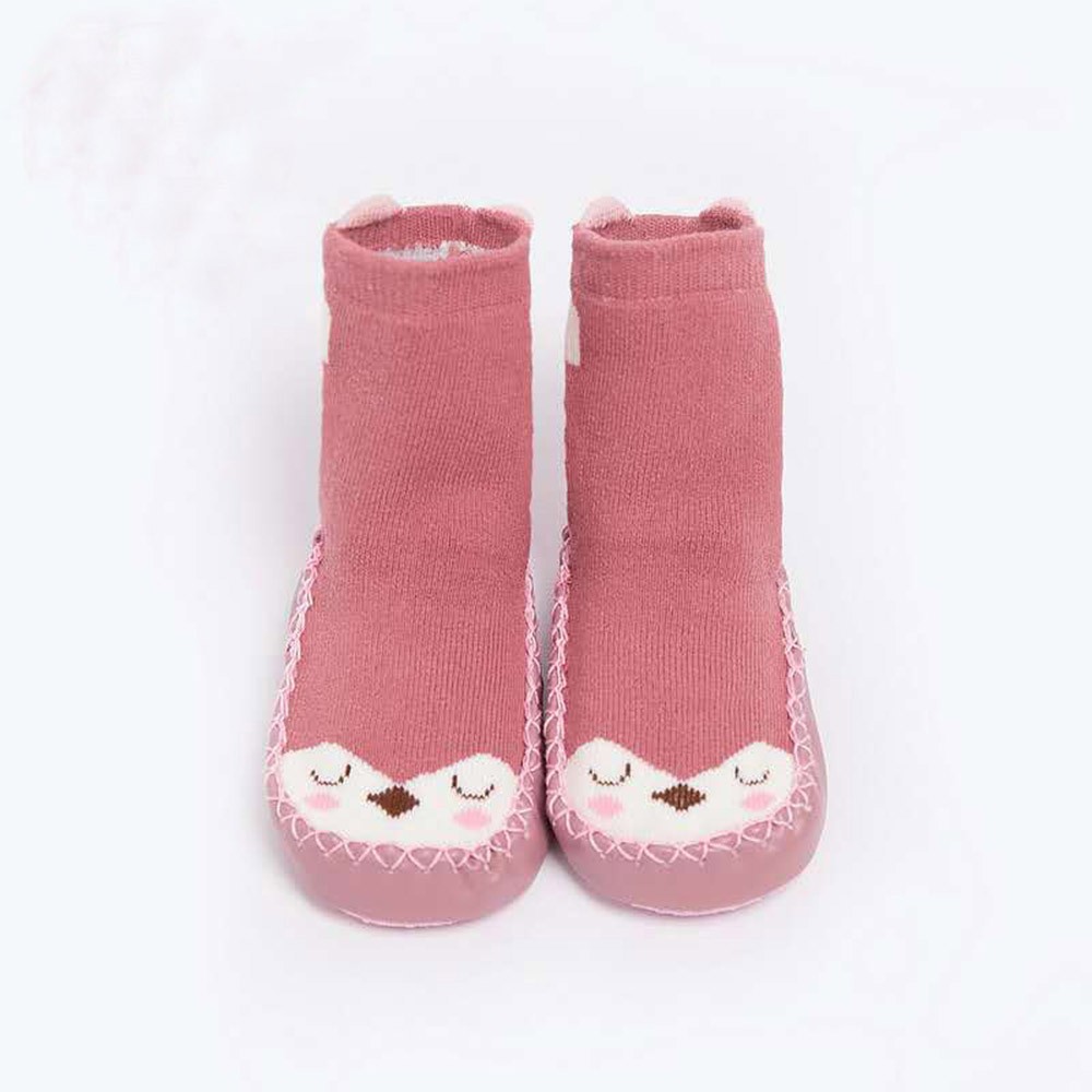 ARLONEET calzini da pavimento antiscivolo per bambini neonate ragazzi cartoni animati animali spessi caldi calzini antiscivolo pantofole L1017