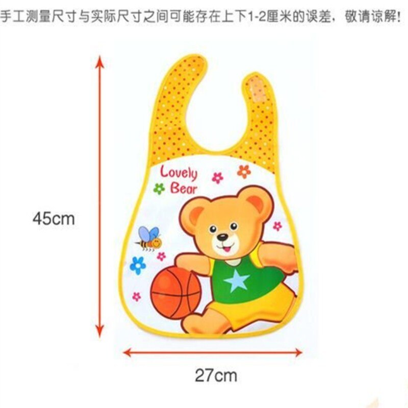 8 Pcs/lot Pecial Translucent Bib Pocket Bib Children Turn Soft Bibs Waterproof Bibs 1 To 3 Year EVA