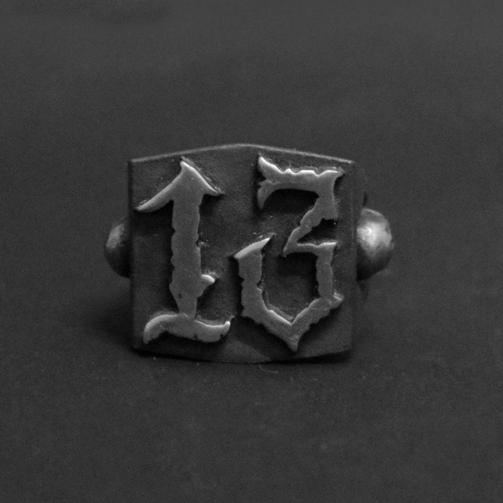 Punk Rock Mode 13 Brief Ring Man Stijl Roestvrij Stalen Ringen Voor Vrouwen Retro Bruiloft Custom Sieraden OSR452