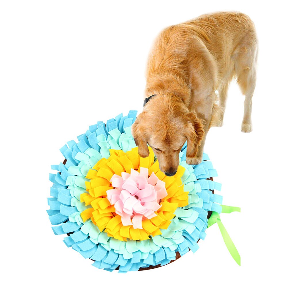 Tapis Anti-reniflement pour chiens, couverture d'entraînement Anti-fuite, soulage le Stress nasal, jouet Puzzle pour animaux de compagnie: Sky Blue