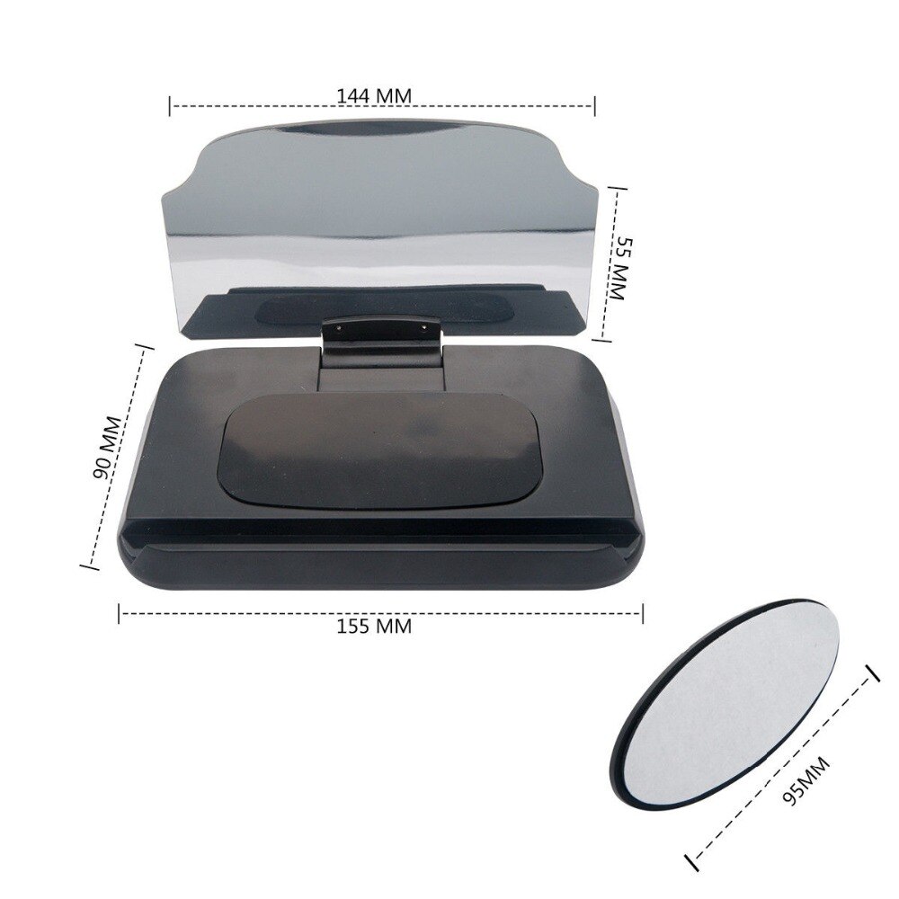 Car Hud Head Up Display projector Holder Speed Warning GPS Navigation Non-slip HUD Bracket For Smartphone Folding Holder