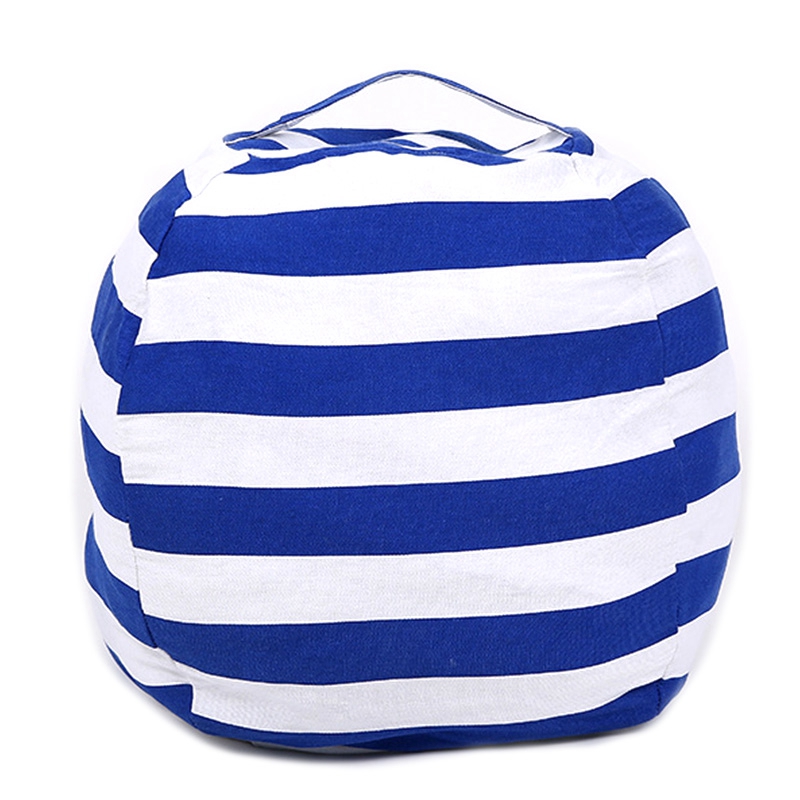 Knuffeldier Speelgoed Opslag Bean Bag Gevulde Kind Knuffel Opbergtas Multifunctionele Grote Capaciteit: Blue