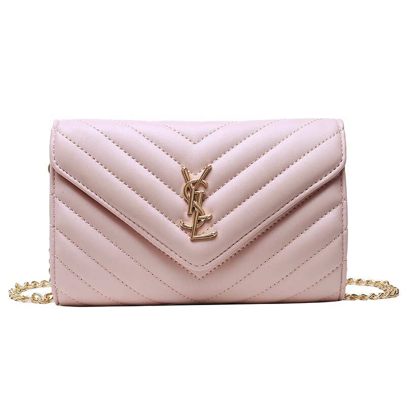 Nova marca de luxo bolsa de corrente feminina um ombro mensageiro saco moda estilo ocidental carteiro saco elegante diamante mini