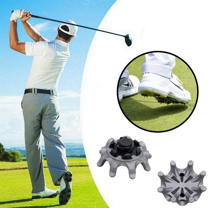 28 Uds zapatos de Golf picos tacos de giro rápido tacos para la mayoría de reemplazo de zapatas de Golf