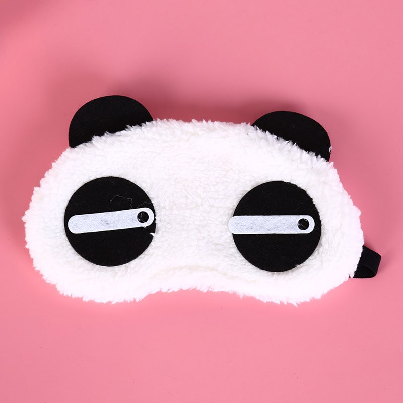 1PC Frauen Mädchen Schlaf Maske Rest Reise Entspannen Schlafen Hilfe Augenbinde Abdeckung Augenklappe Schlaf Maske fallen Schlaf Rest 3D Auge Maske: Panda1