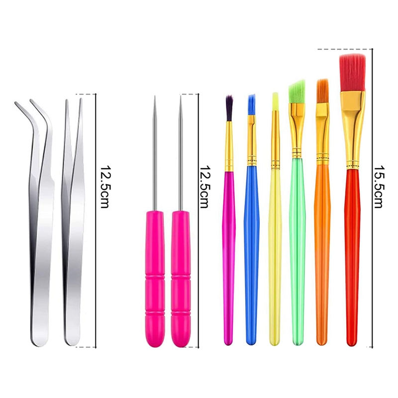 15 Pcs Cookie Decorating Kit Supplies,Cookie Turntable,Cookie Brushes,Scriber Needles For Kitchen Baking Tools