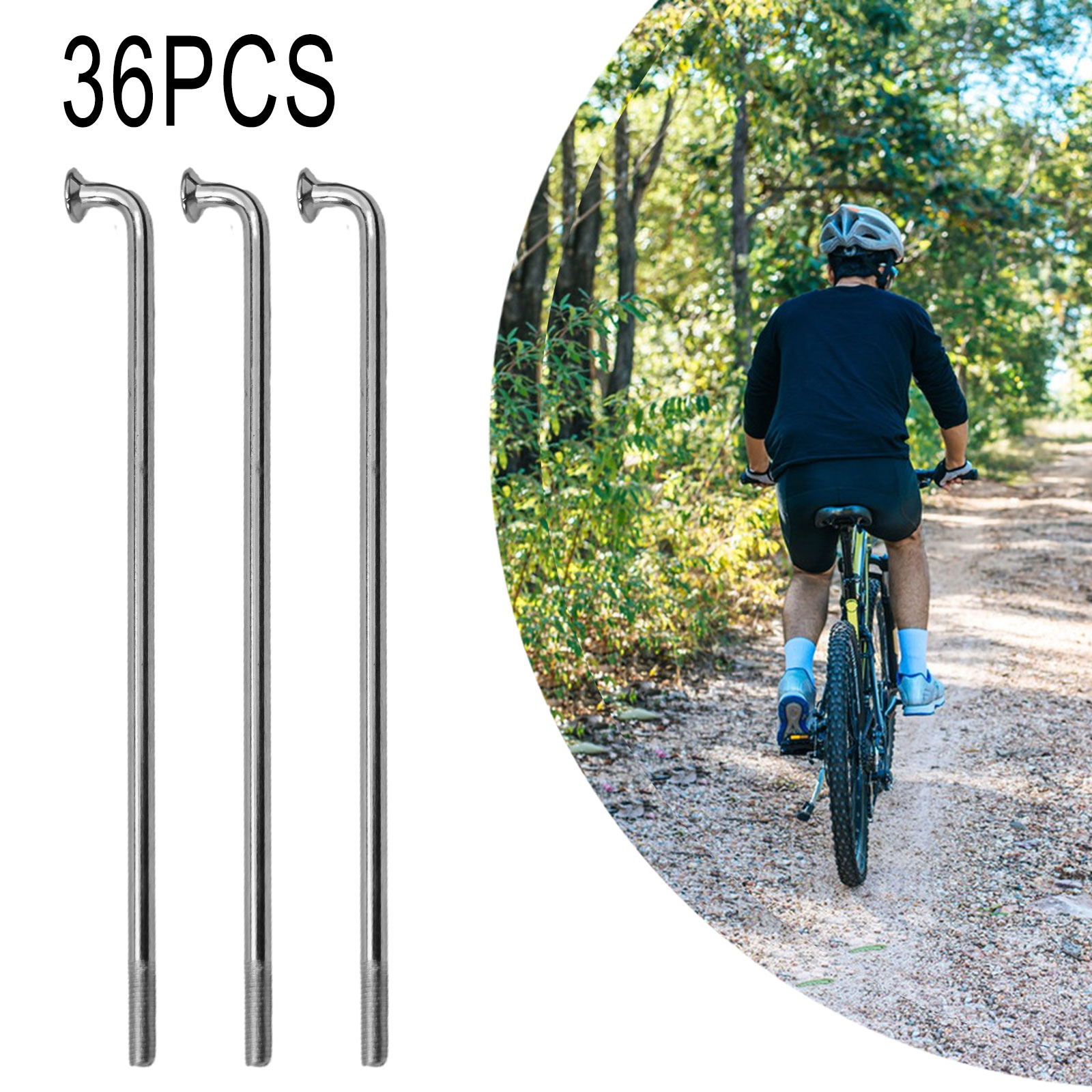 36 stücke 2,5mm Dicke 12G12K Elektrische Fahrrad Speichen Elektrische Fahrrad Batterie Bars Tragende Stahl Draht Speichen Ersetzen liefert