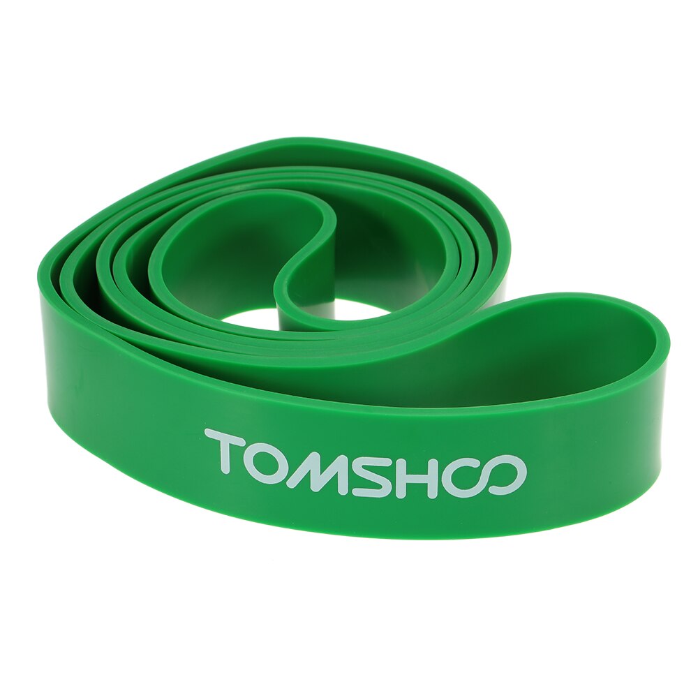 Tomshoo 208cm workout loop band pull up assist band stretch modstand band powerlifting bodybulding yoga assist mobility band