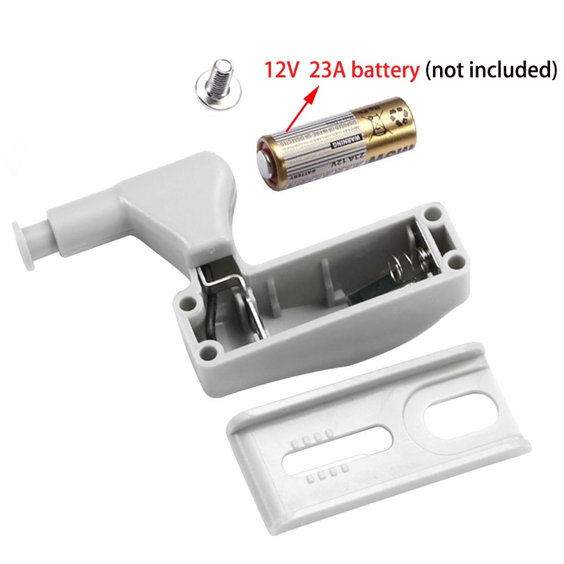 10 stuks universele led-verlichting onder kasten, kast, kledingkast, binnenscharnier, led-keuken, nachtlampje, draadloze kastverlichting