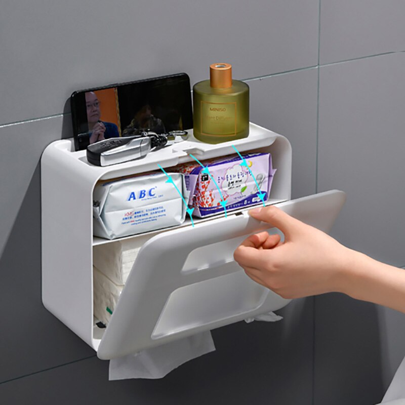 Étagère de rangement en rouleau de papier toilette | Portable, stockage de WC de grande capacité, boîte de rangement en forme de rouleau de papier toilette, étagère de salle de bains, accessoires de salle de bain