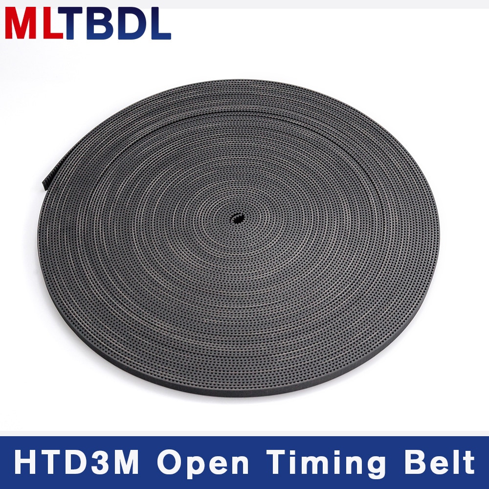 Arc Tand Htd 3M Open Synchrone Riem Breedte 6/9/10/12/15/17 /20/25 Mm Rubber Glasvezel Neopreen HTD3M Katrol Lasergravure Cnc