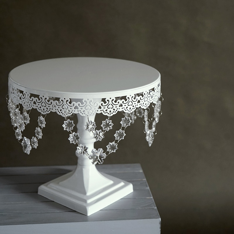 SWEETGO Snow crystal pendants cake stands & cupcake holders 1 pieces cake decoration tools wedding party dessert table supplier