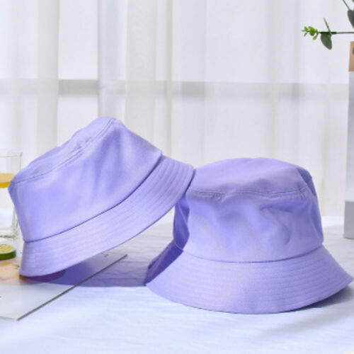 Casual Solid Cute Kids Bucket Hat Summer Fishing Fisher Beach Festival Sun Cap Lovely One Size For Kids
