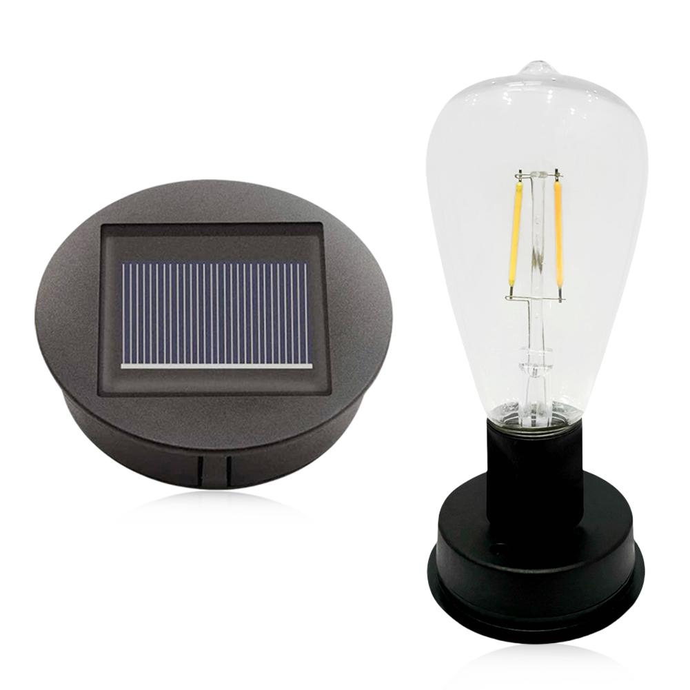 8Cm Zonne-Energie Lamp Basis Met Led Lamp Zonne-Verlichting Vervanging Ip44 Waterdichte Sfeer Versieren Lichthouder Voor Buiten Tuin
