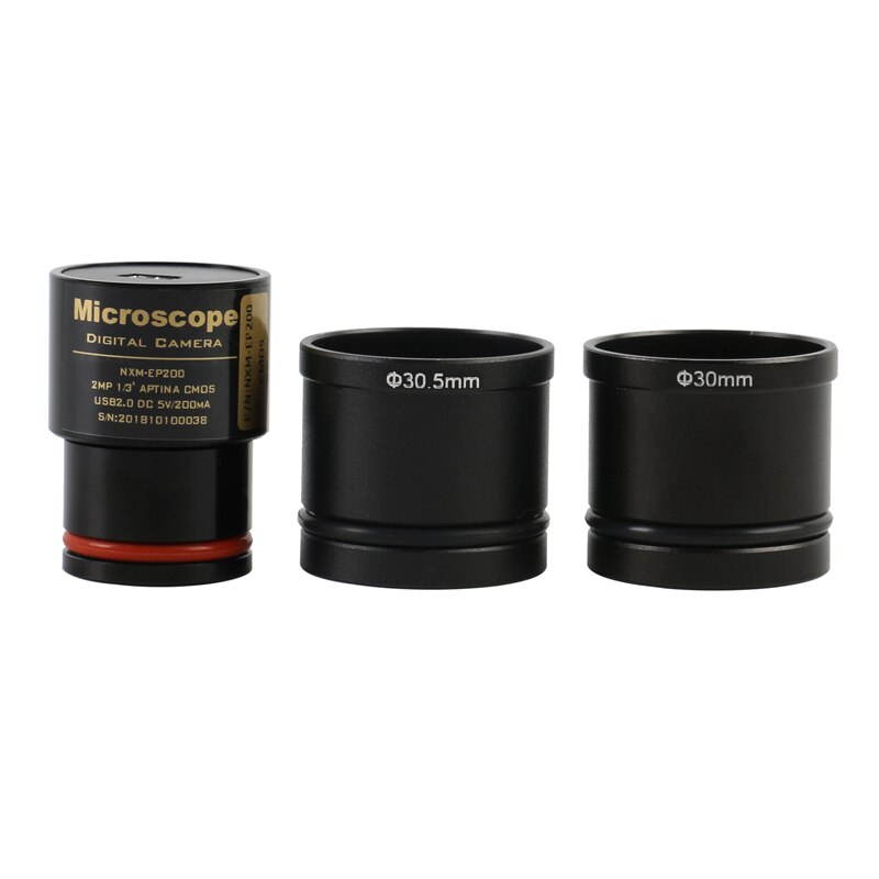 2.0MP USB Electronic Digital Video Microscope Camera 23.2mm Mount Eyepiece Recorder For Biological Stereo Microscope: Default Title