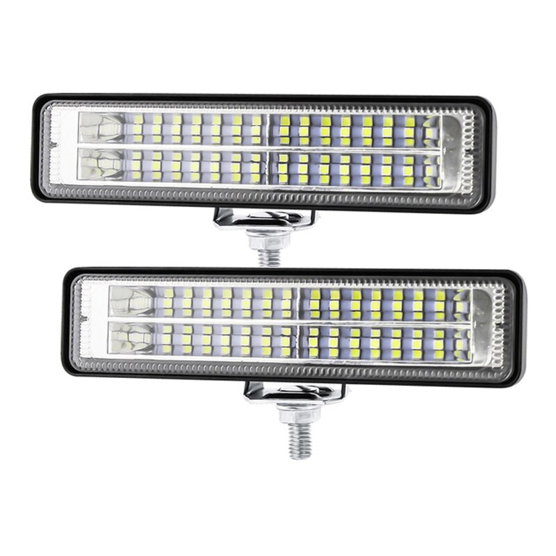 1-2Pcs 12V-24V LED Work Light Bar Flood Spot Offroad 4WD Car SUV Driving Fog Lamp Work Light Bar Flood Spot Offroad