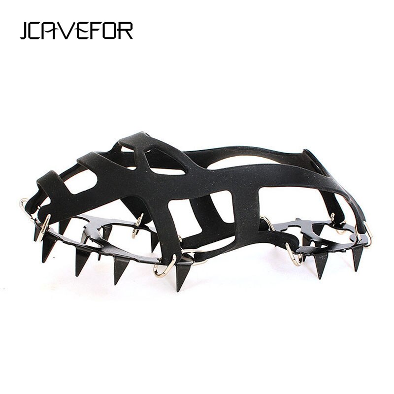 1 Paar 18 Tanden Stijgijzers Non-Slip Ice Sneeuw Klimmen Anti-Slip Schoen Covers M/L Spike cleats Stijgijzers Anti-Slip Overschoenen