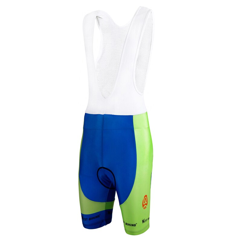 West biking landsvägscykel cykel 4d haklappar kort andas halkskydd snabbtorkande högelastisk tjock silikonpad cykelhaklappshorts: 5xl