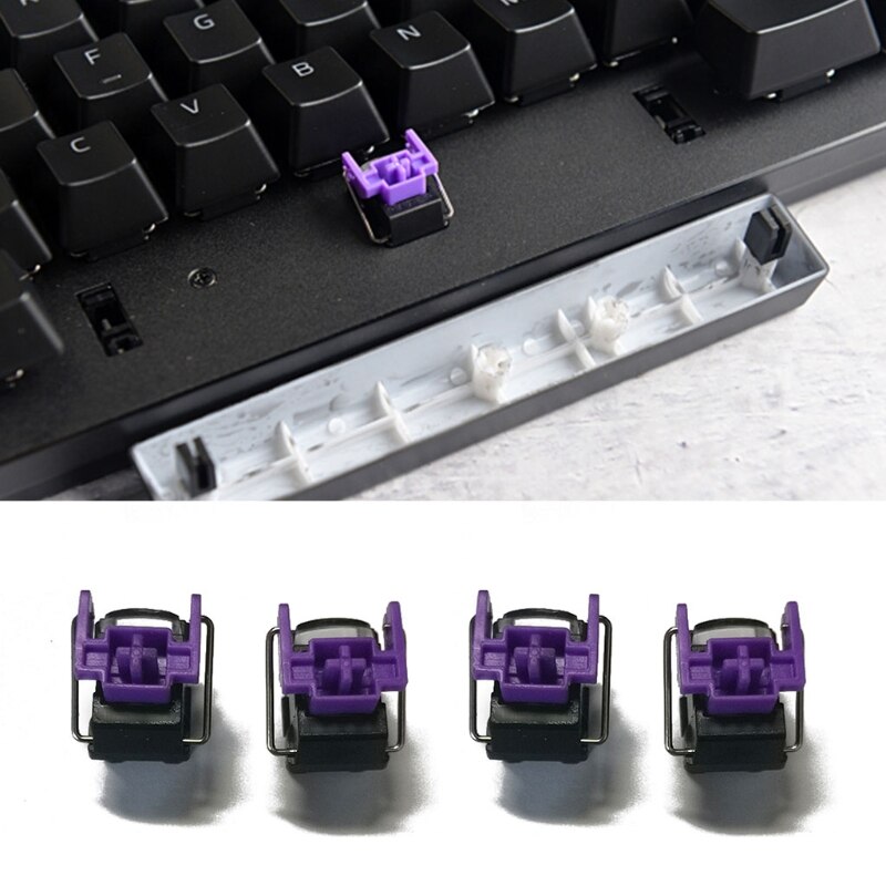 4Pcs Razer Purple Optical Switches Swap Switch for Razer Huntsman Elite Gaming Mechanical Keyboard Switches X6HA