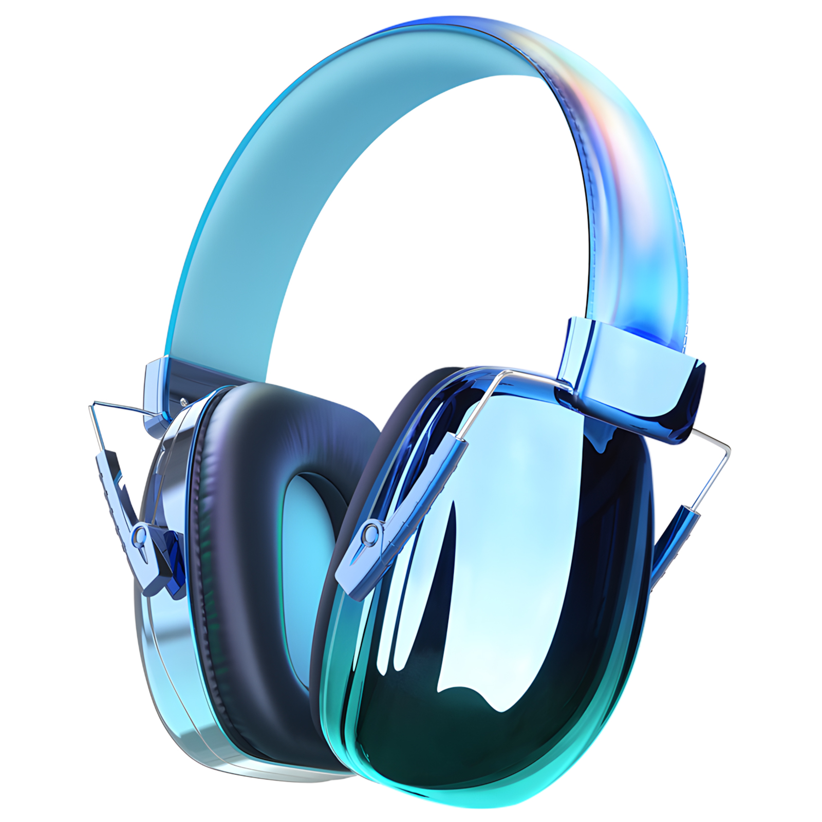 Auriculares con cancelación de ruido para niños, orejeras para niños, protección auditiva para niños, bebés, protectores auditivos con cancelación de ruido, para niños: Azul