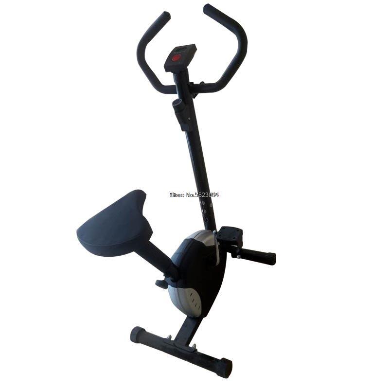 LED Display Bicycle Fitness Exercise Bike Cardio Tools Home Indoor Cycling Trainer Stationary Body Building Fitness Equipment: black