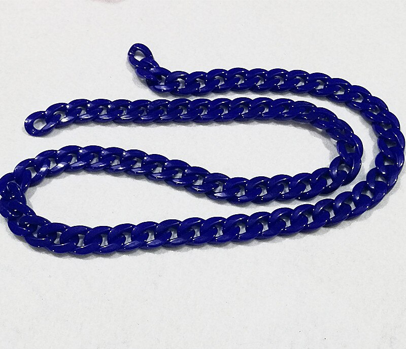 neue Feste Farbe Acryl Sonnenbrille Kette Frauen Lesebrille Hängen Hals Kette Largand Gläser Kette Brillen Band: 18