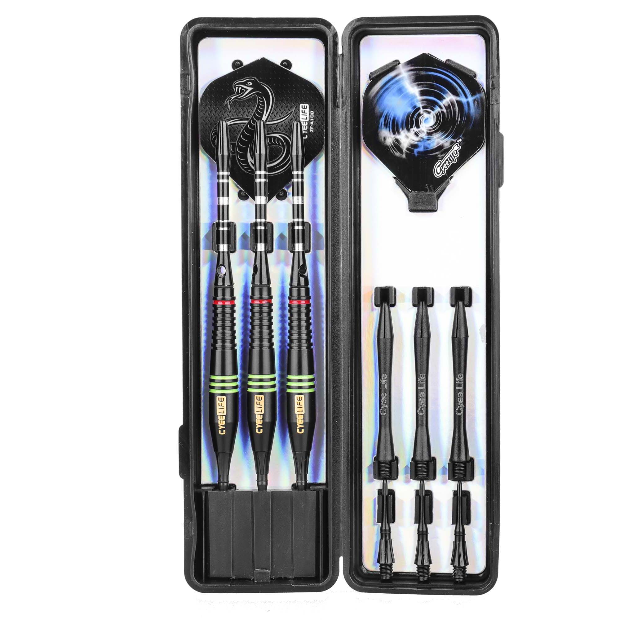 CyeeLife 3pcs/set Safety Soft Dart Indoor Soft Tip Darts Set For Indoor Electronic Dartboard Games Safety Soft Dart: Light  Blue