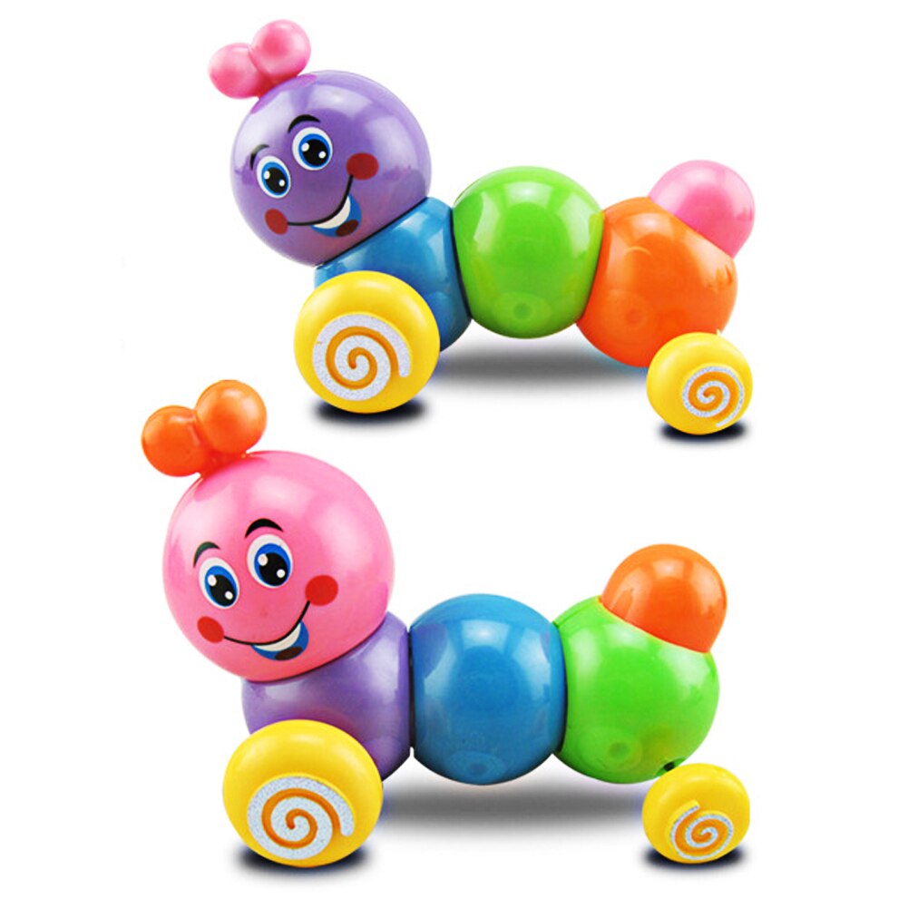 Kids Colorful Wind-up Toys Baby Funny Kids Toys Spring Clockwork Toy Mini Pull Back Bug Baby Developmental Educational Toys