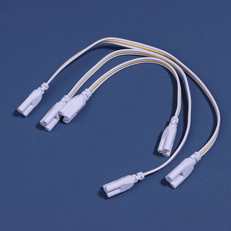 Câble de connecteur de tube LED flexible à double extrémité, 3 broches, T4 T5 T8, rallonge pour ampoule à tube LED intégré, 5 pièces