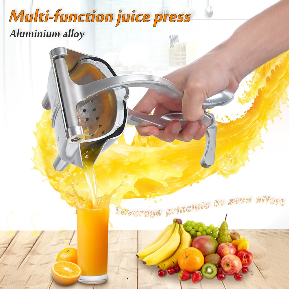 Aluminum Alloy Manual Juicer Hand Pressure Fruit Squeezer Pomegranate Orange Lemon Sugar Cane Juice Kitchen Juice Tool