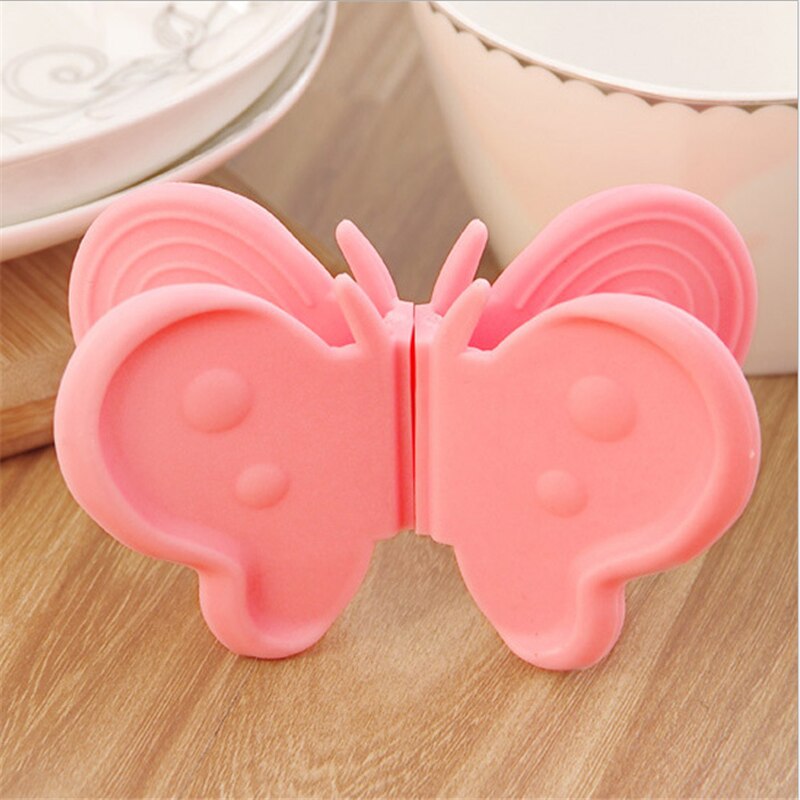 2Pcs Silicone Butterfly Oven Heat InsulatedMicrowave Non-slip Gripper Pot Holder Fruit Vegetable Tools Kitchen Accessories,Q