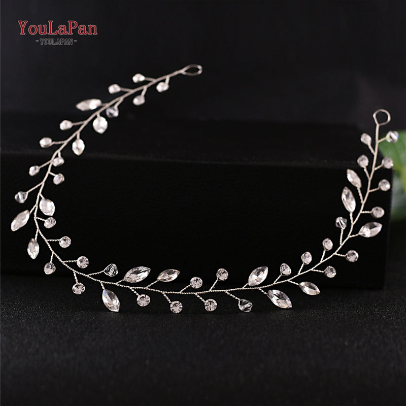 Cristal Bandeaux De Mariée Argent Serre-têtes De Mariage Pour Les