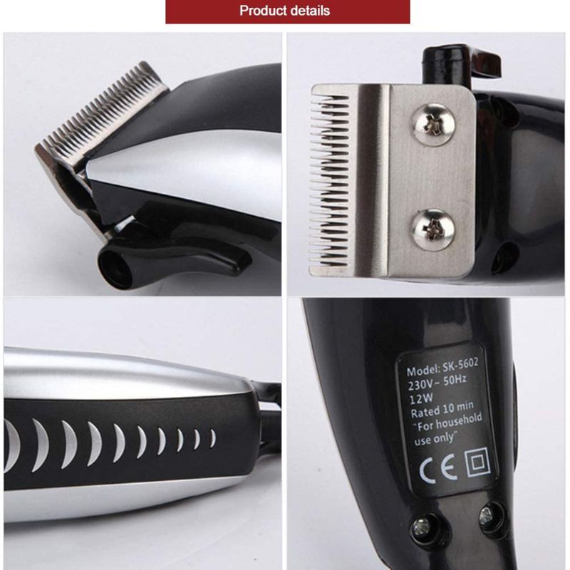 Profissional elétrico plug-in cabelo clippers aparador de barba barbeiro grooming kit recarregável sem fio máquina de corte de cabelo barbeador