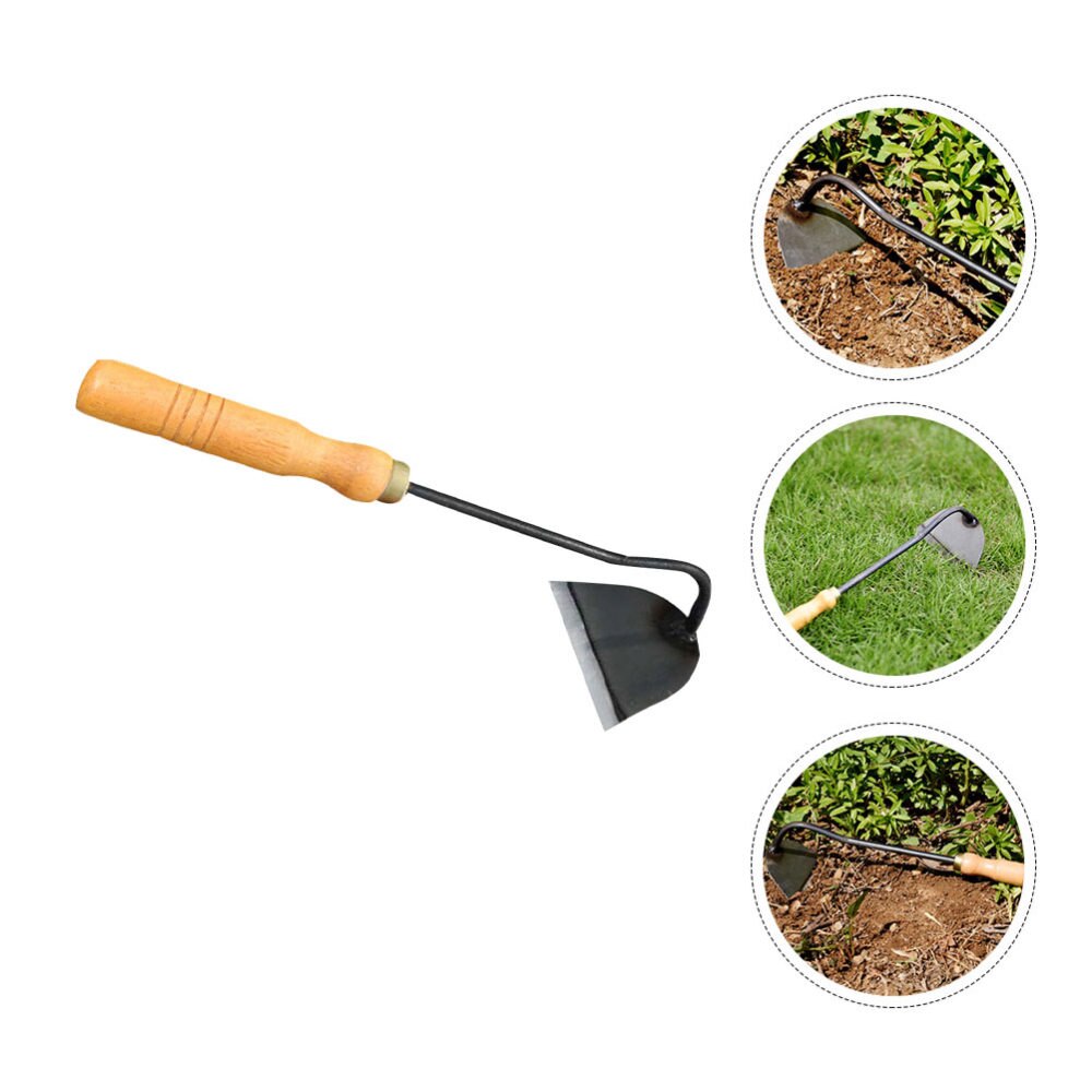 Drewniany uchwyt motyka narzędzie ogrodnicze pielenie i sadzenie akcesoria robić domu