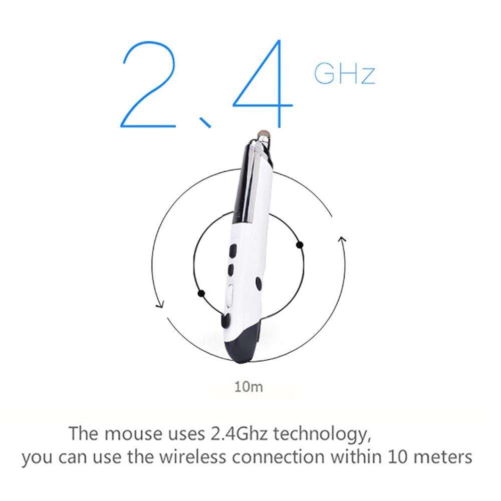 PR-08 Universal 6 Keys 2.4GHz Wireless Optical Pen Mouse for PC Smart TV