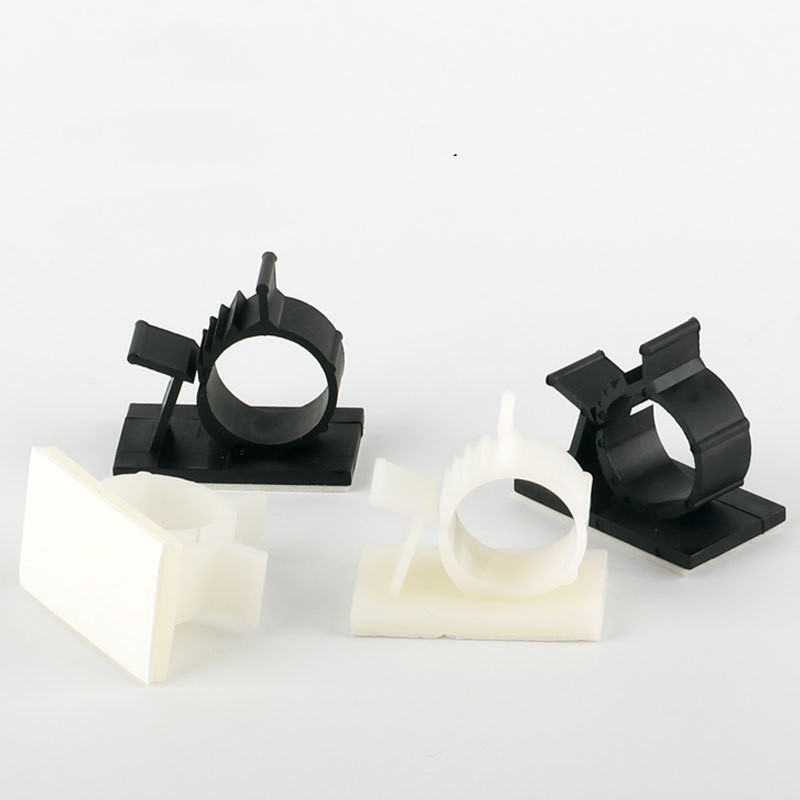 10pcs Self-Adhesive Cable Clips Management Charging Power Cord Organizer Holder Line Fixed Charger Clamps For Car PC Mouse TV