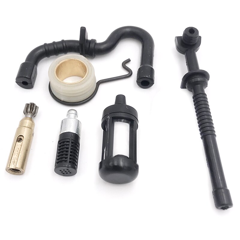 Oljepumpe snekkedrev drivstoffoljefilter slangesett for stihl  ms 180 170 ms180 ms170 018 017 motorsag deler 11236407102