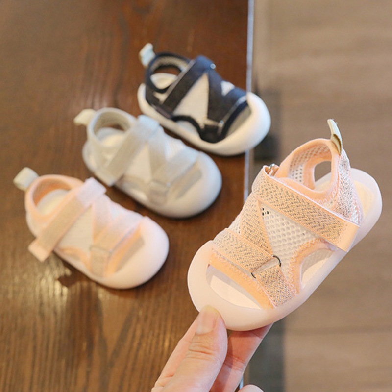 2021 proprietà nuove ragazze ragazzi sandali scarpe in maglia traspirante bambini sandali casuale bambini scarpe da cocco per bambino
