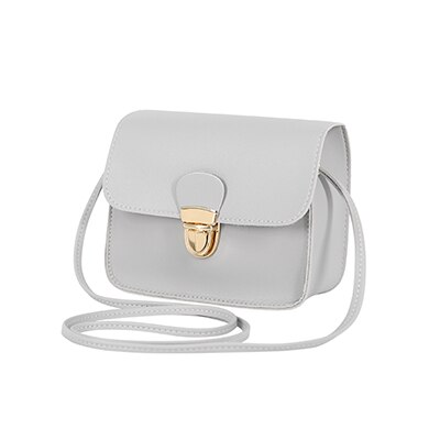 casual small leather flap handbags hotsale ladies party purse clutches women crossbody shoulder evening pack: New Gray