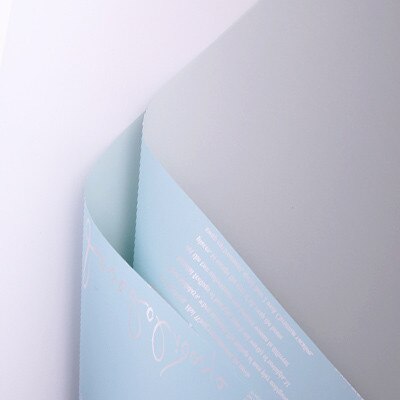 20 stücke Englisch Buchstaben Gemusterten Dekorativen Papier Wasserdicht Verpackung Papier Einfarbig Koreanische Blume Packpapier: 4
