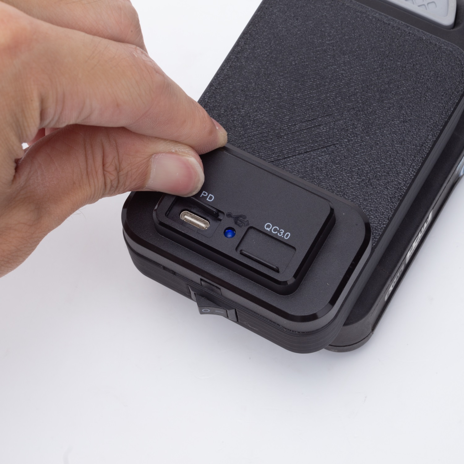Adaptador de fuente de alimentación para batería de litio Aldi Ferrex Activ Energy de 20V con USB PD/QC3.0 para cargador rápido de teléfono (sin batería)