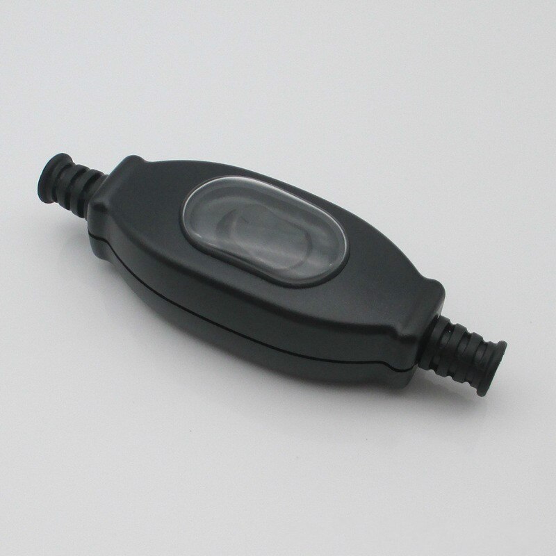 1 PCS Waterproof In Line Switch Cord Switch Round Wire Silver Contact Double Cut Switch Dust Switch 3A 250V