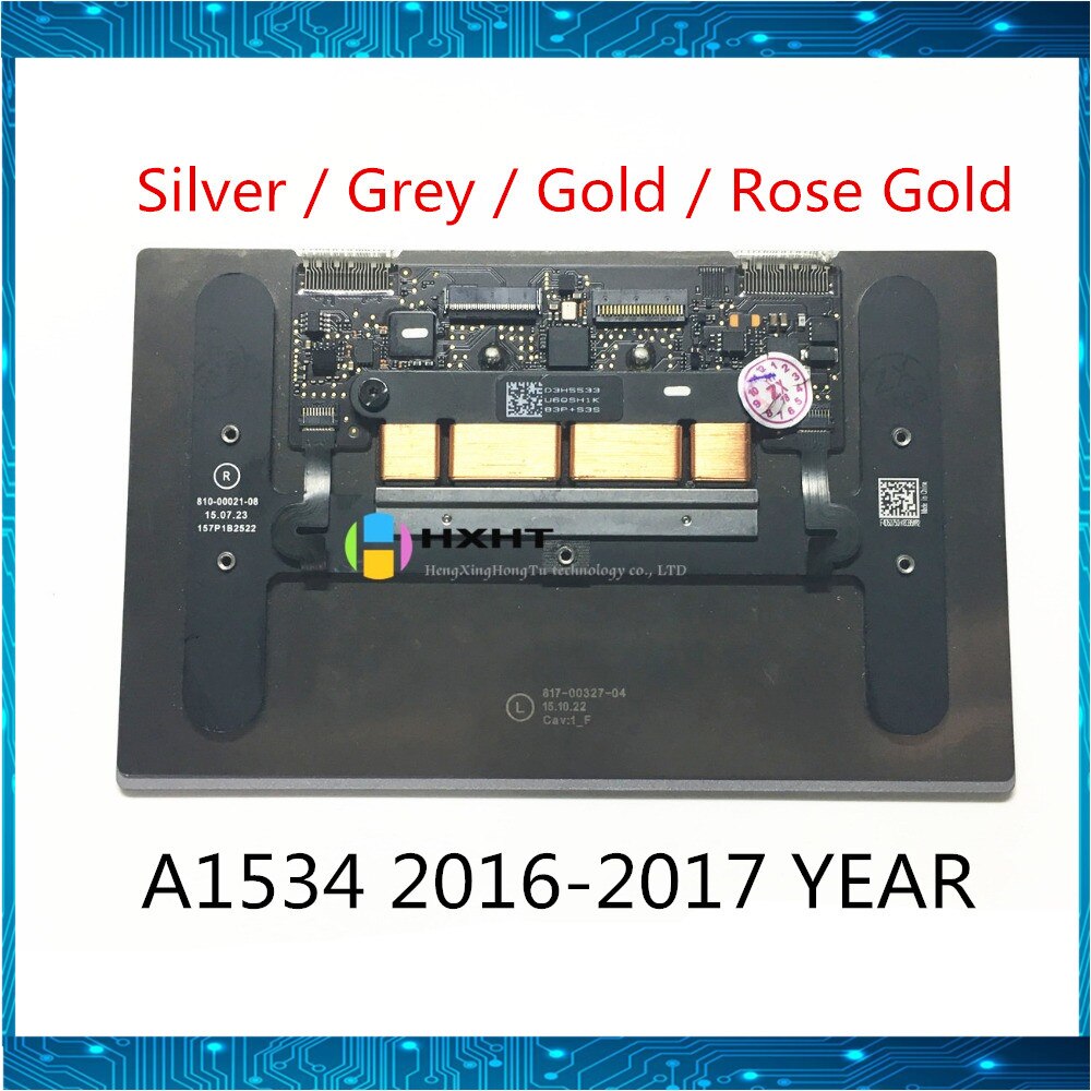 Originele Voor MacBook Retina 12 "A1534 Touchpad Trackpad Ruimte Grijs Grijs/Zilver/Goud/Rose Goud Roze kleur Jaar