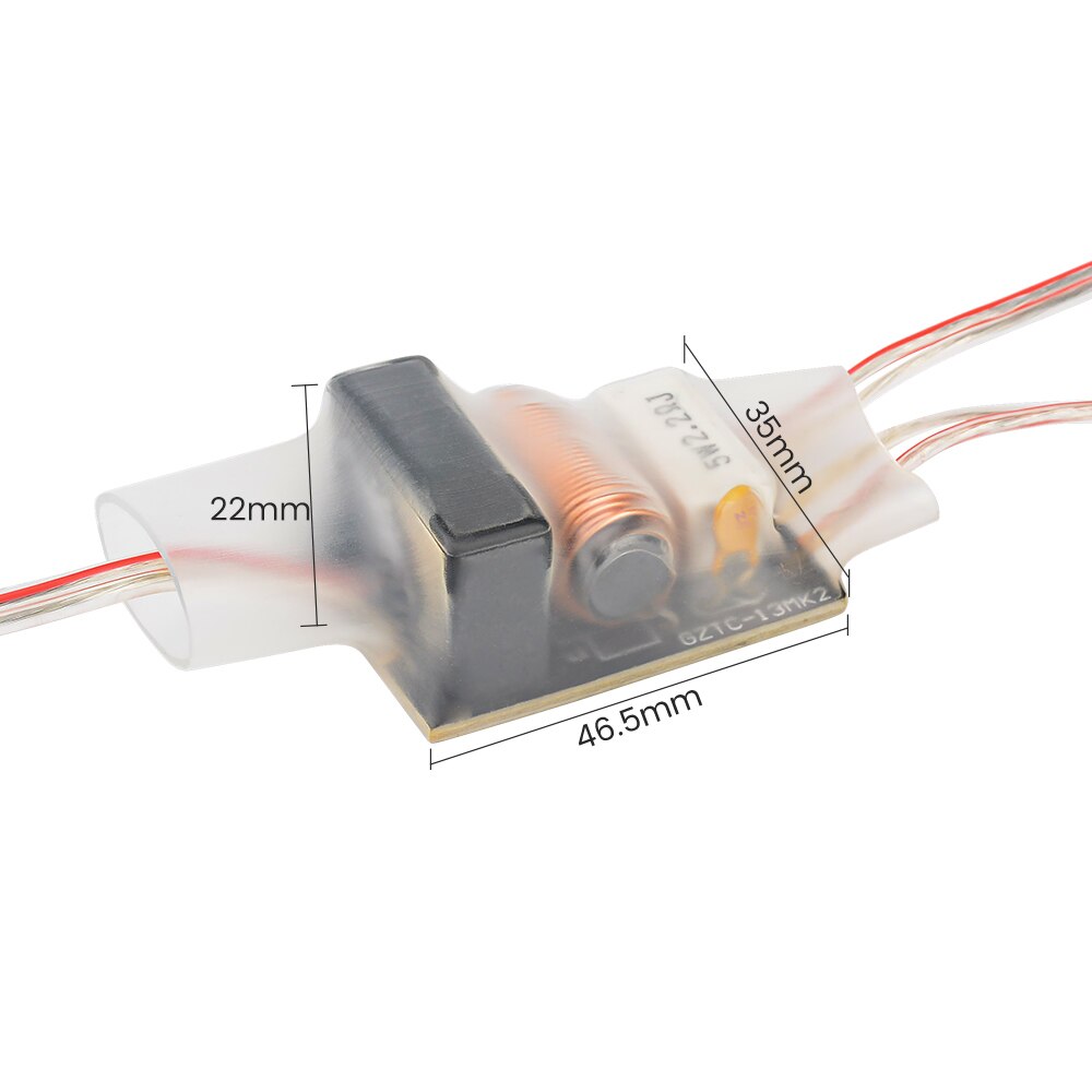 Aiyima 90W 2 vías Altavoz del coche Crossover agudos bajo independiente a prueba de polvo estantería filtro divisor de frecuencia para cine en casa