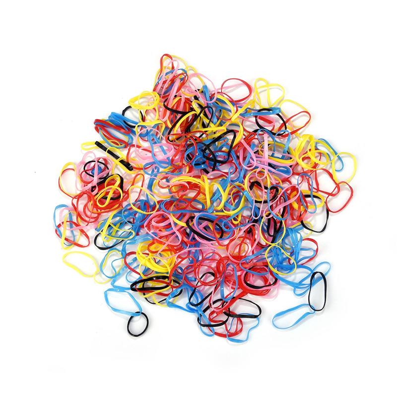 1000pcs Colourful Rubber Ring Disposable Elastic Hair Bands Ponytail Holder Rubber Band Scrunchies Kids Hair Accessories: 05