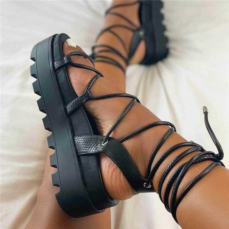 Summer sandals Woman open toes Shoes cross belt Roman shoes sequins Wedges zipper sandals zapatos de mujer zapatos