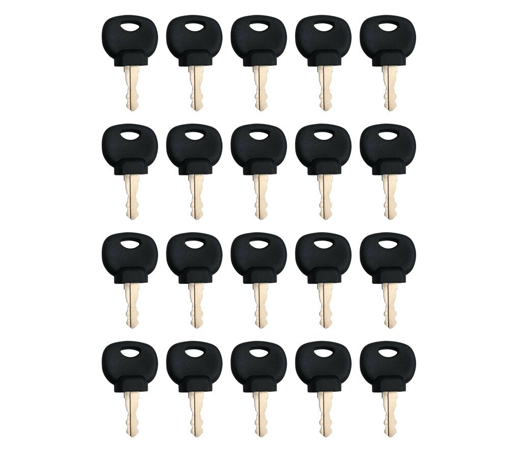 20pc For Bomag & Hamm Roller Compaction Equipment Ignition Keys 14707